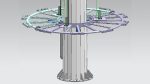 Multi-faceted monopole mast دکل منوپل چند وجهی
