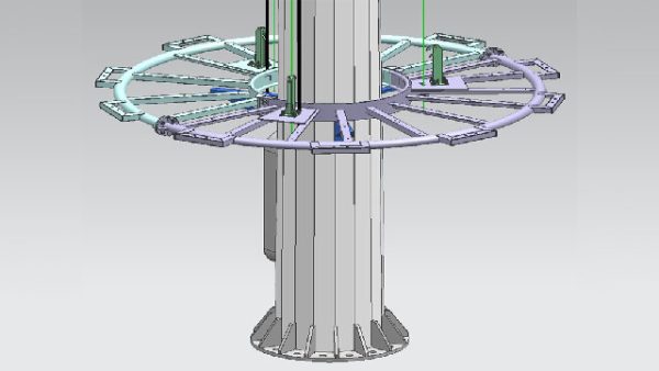 Multi-faceted monopole mast دکل منوپل چند وجهی