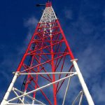 Self-standing tripod mast دکل خود ایستا سه‌پایه