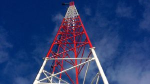 Self-standing tripod mast دکل خود ایستا سه‌پایه