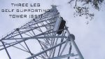 Self-standing tripod mast دکل خود ایستا سه‌پایه