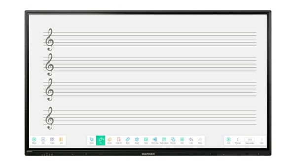 Smartboard C-Touch 75 inch model sth75-ultra اسمارت-برد-سی-تاچ-۷۵-اینچ-مدل-sth75-ultra