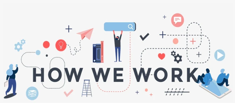 how we work ما چگونه کار میکنیم